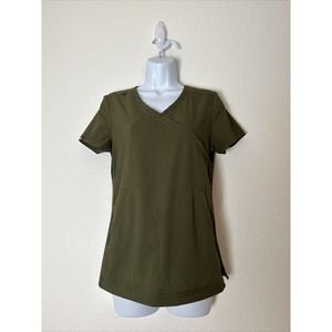 KOI LITE XS Womens Top Scrubs Nurse Slim Fit Stretch Sleeveless